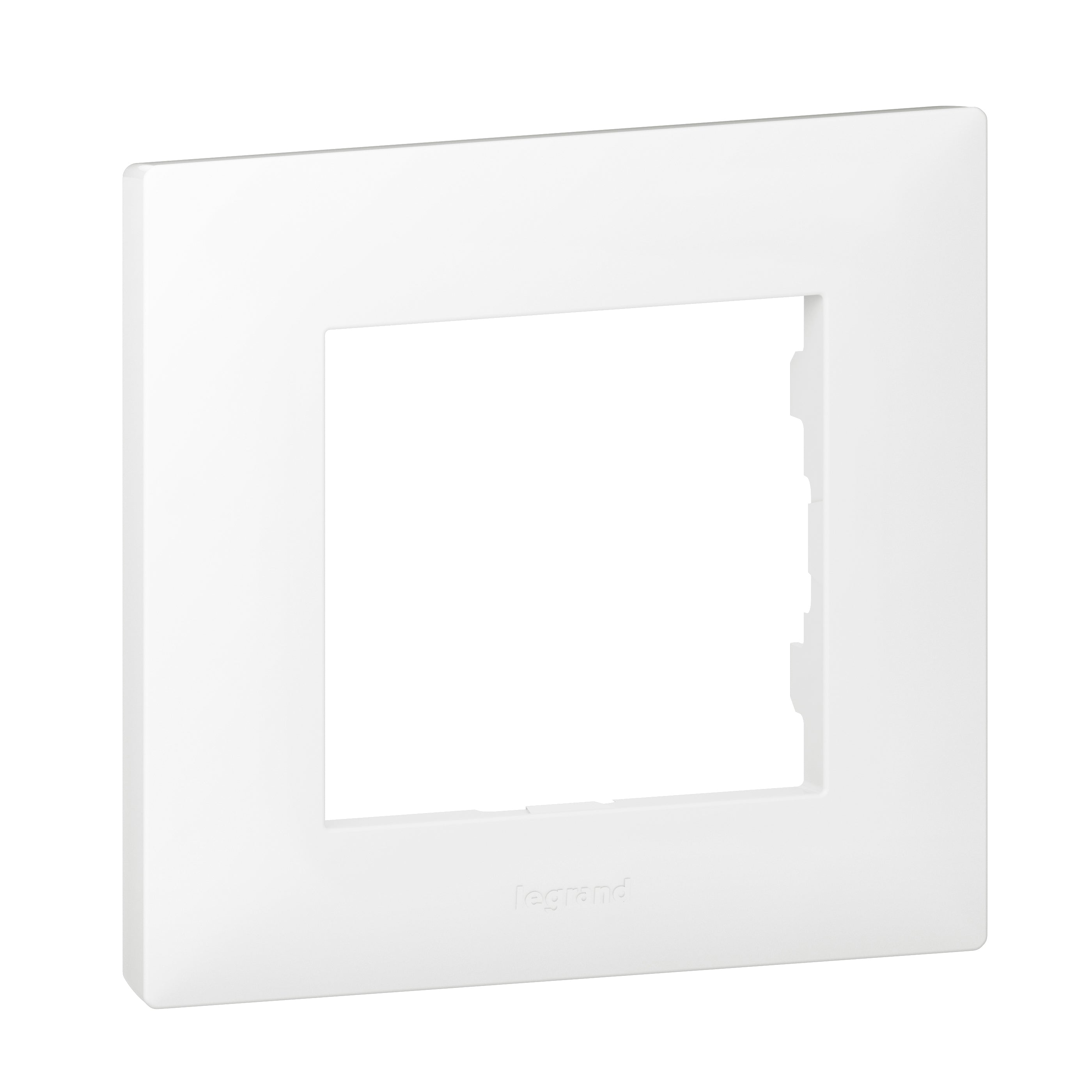 Placa embellecedora Niloé Step - 1 elemento de color blanco mate Placa embellecedora Niloé Step - 1 elemento de color blanco mate